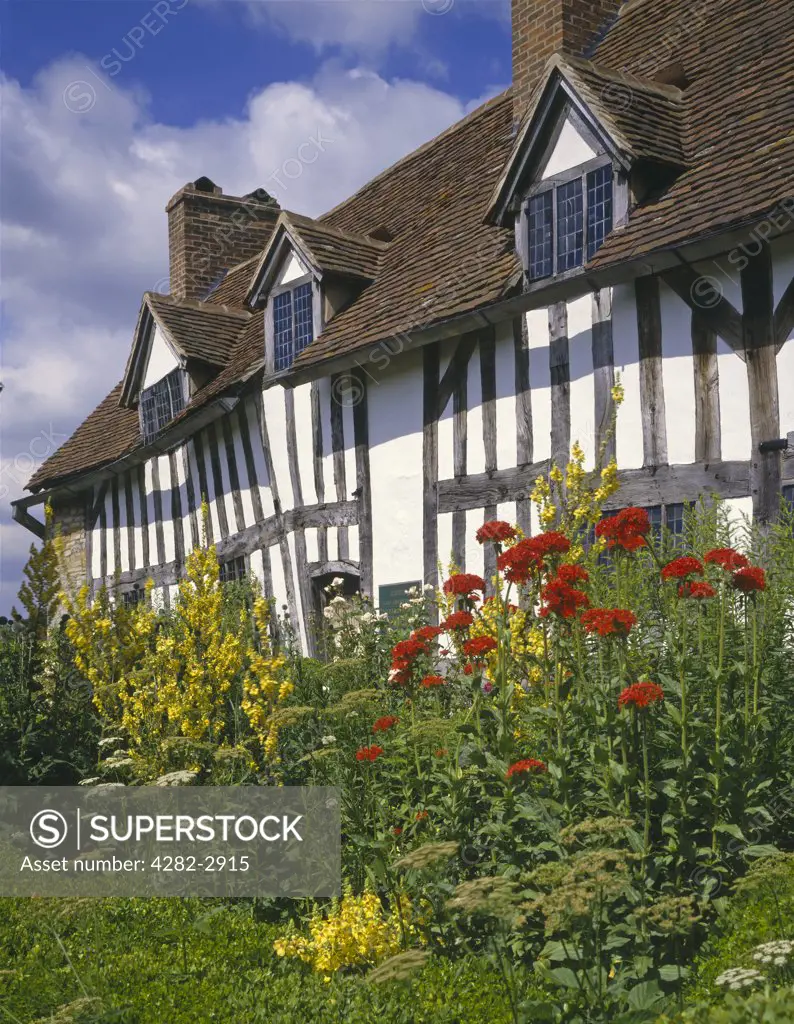 England, Warwickshire, Wilmcote. Shakespeare's mother's house, known as Mary Arden's house.