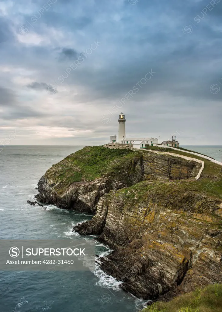 Wales, Anglesey, South Stack Lighthouse. South Stack Lighthouse in Anglesey.