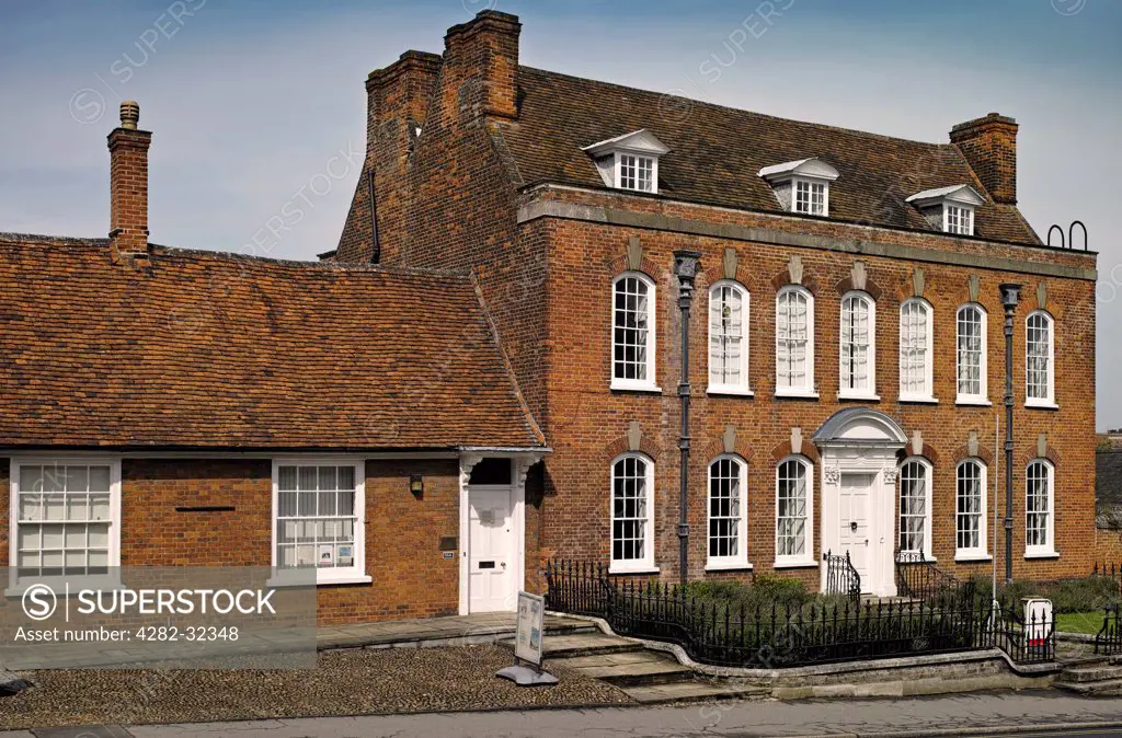 England, Essex, Thaxted. The frontage of Clarence House in Thaxted.