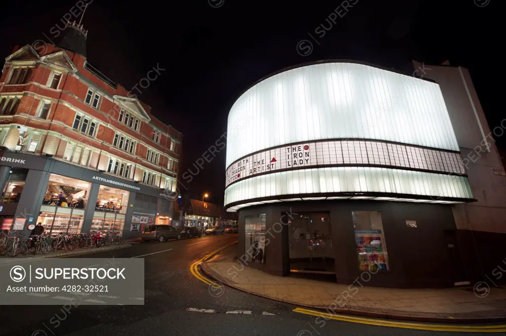 England, Greater Manchester, Manchester. A view of the Cornerhouse Cinema in Manchester
