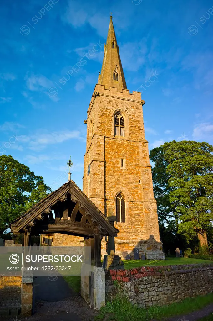 England, Leicestershire, Theddingworth. The Church of All Saints at Theddingworth.