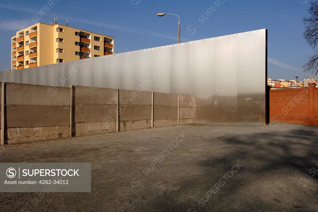 Germany, Berlin, Bernauer Strasse. The Berlin Wall monument at Bernauer Strasse in East Berlin.