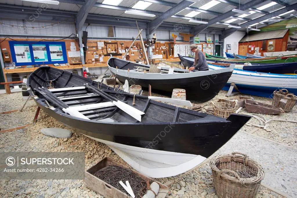 Scotland, Shetland Islands, Unst. Unst heritage boat museum.