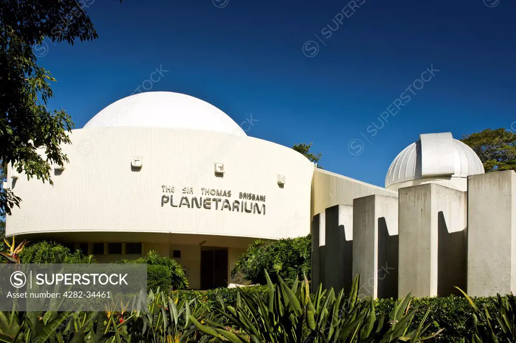 Australia, Queensland, Brisbane. The Sir Thomas Brisbane Planetarium in Brisbane Botanic Gardens.