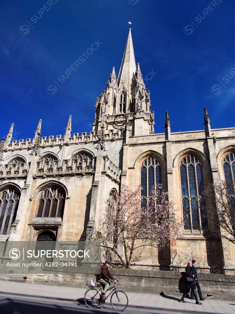 England, Oxfordshire, Oxford. Saint Marys Church in Oxford.