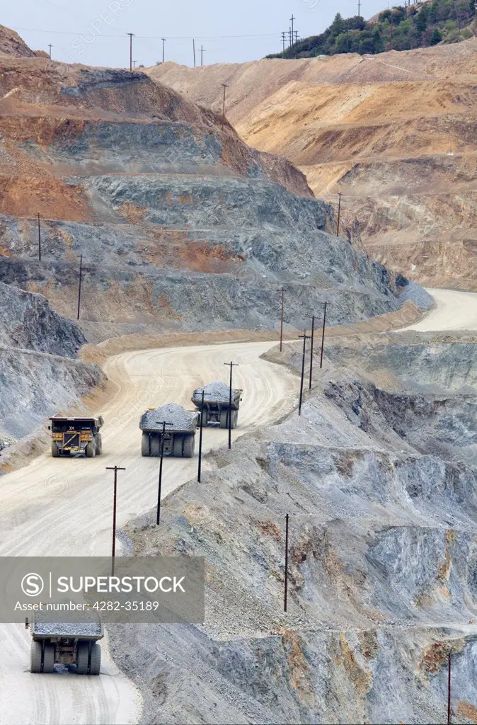 USA, Utah, Salt Lake City. Kennecott Copper Mine near Salt Lake City in Utah.