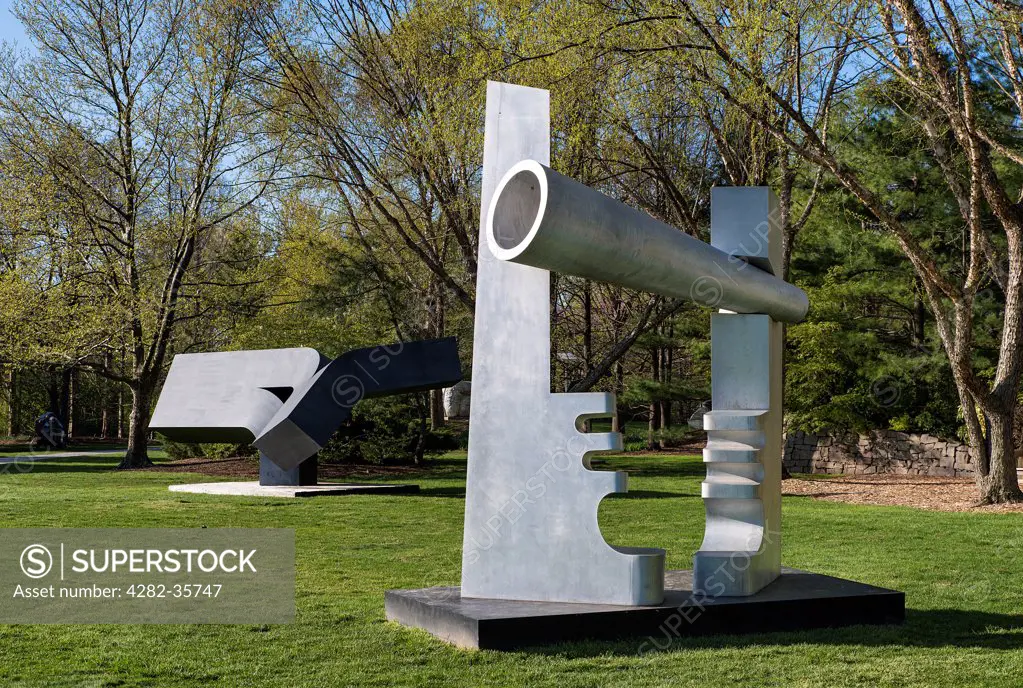USA, New Jersey, Hamilton. Contemporary sculptures in Hamilton.