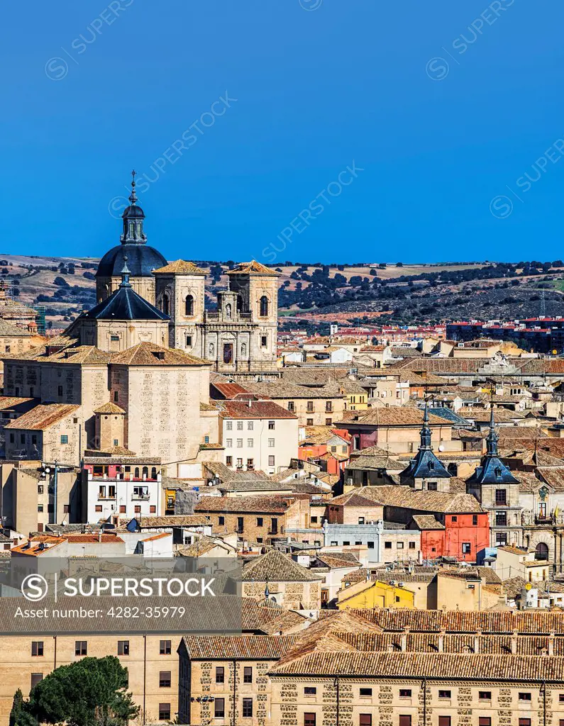 Spain, Castilla La Mancha, Toledo. The cityscape of Toledo.