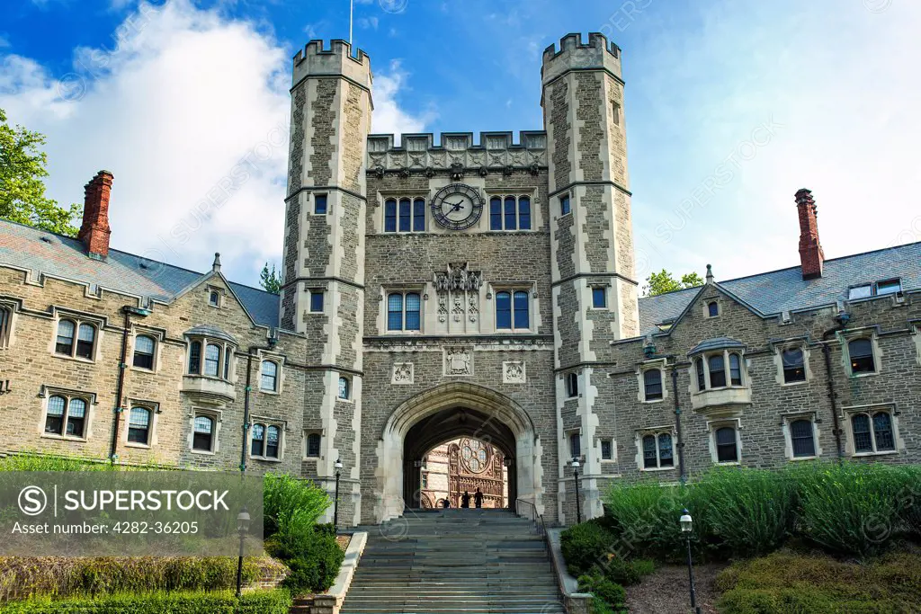 USA, New Jersey, Princeton. Blair Hall at Princeton University.