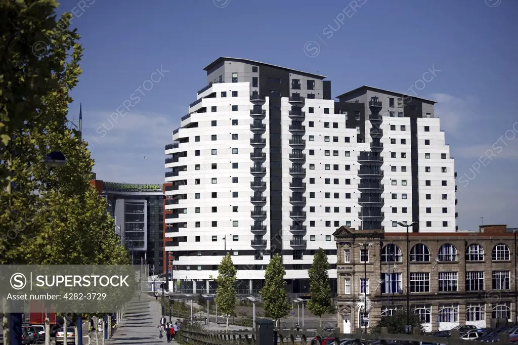England, West Midlands, Birmingham. The Masshouse development on the Eastside area of Birmingham.
