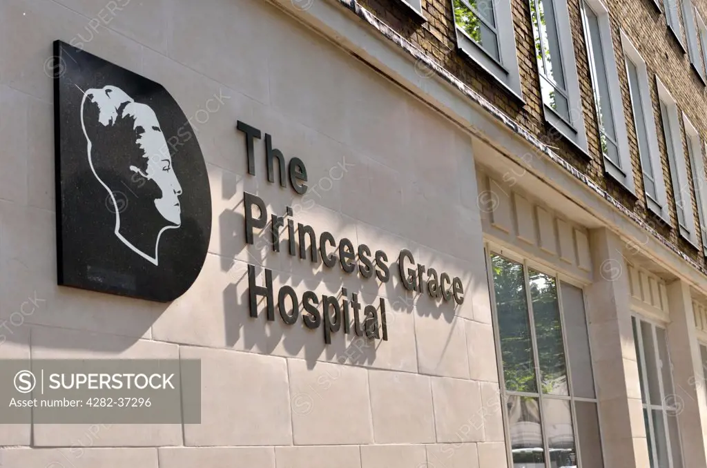 England, London, Marylebone. The Princess Grace Hospital at Nottingham Place.