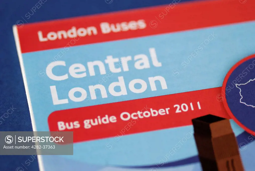 England, London, Westminster. Central London bus guide.