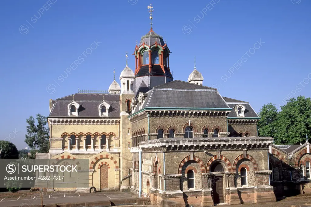 England, London, Stratford. Abbey Mills which is a Victorian-era sewage pumping station.
