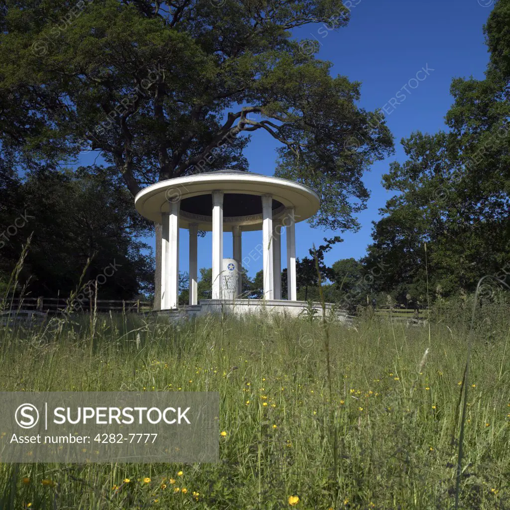 England, Berkshire, Runnymede Memorial. Magna Carta Memorial. This is a domed classical temple that was built by the American Bar Association to symbolise freedom under law.