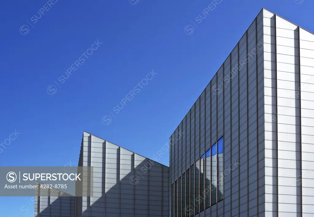 England, Kent, Margate. The Turner Contemporary Gallery, opened in April 2011, on the seafront in Margate. The gallery is the largest exhibition space in South East England, outside of London.