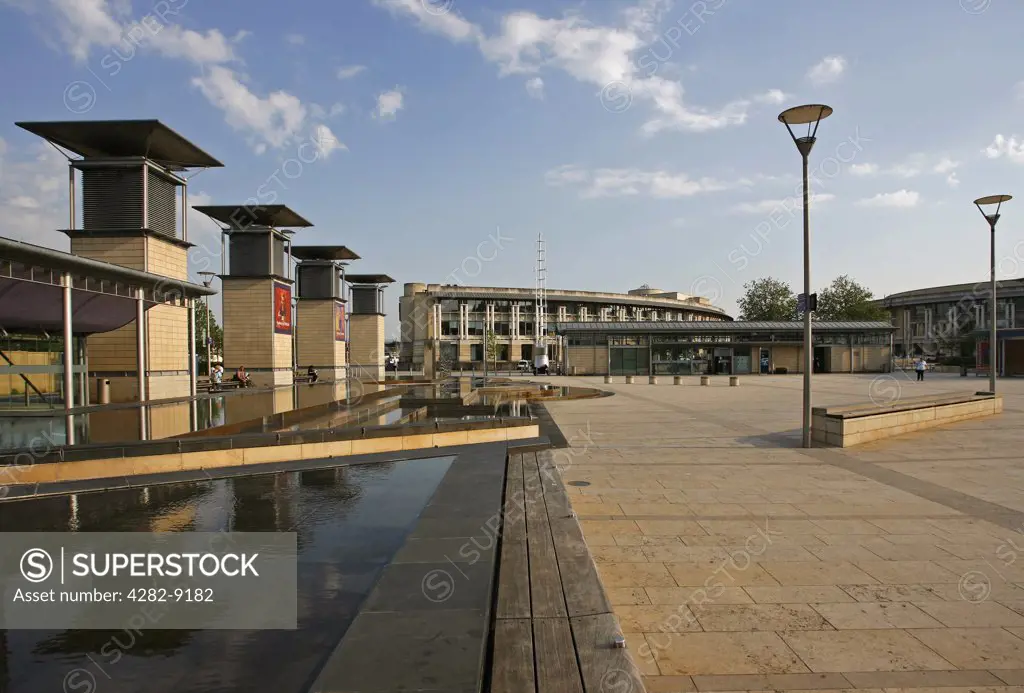 England, Bristol, Bristol. Modern buildings and development at Millennium Square in Bristol.