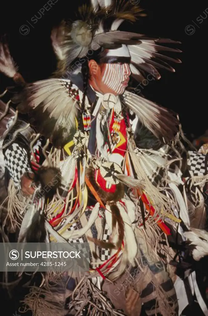 Mens Traditional Dancer Standoff Powwow, Alberta