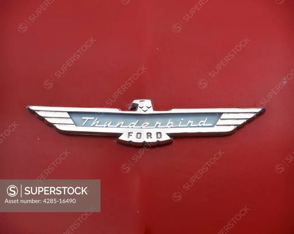 1957 Ford Thunderbird logo in the United States