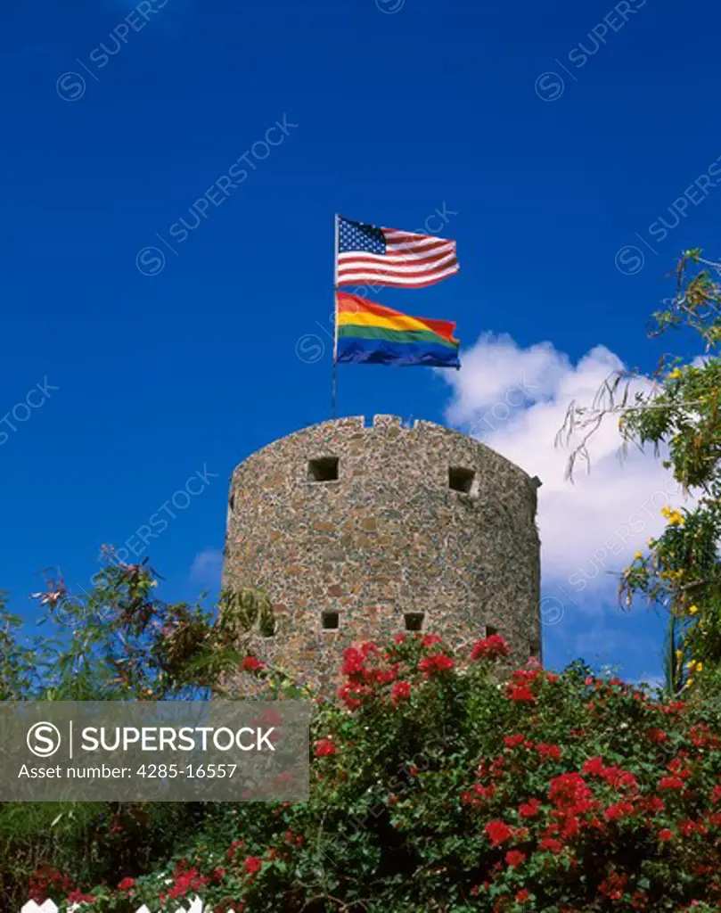 Blackbeard's Tower, Charlotte Amalie, St. Thomas, U.S. Virgin Islands, West Indies