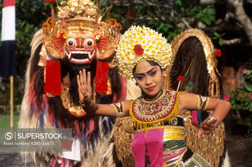 Ethnic Barong and Kriss Dancing, Bali, Indonesia