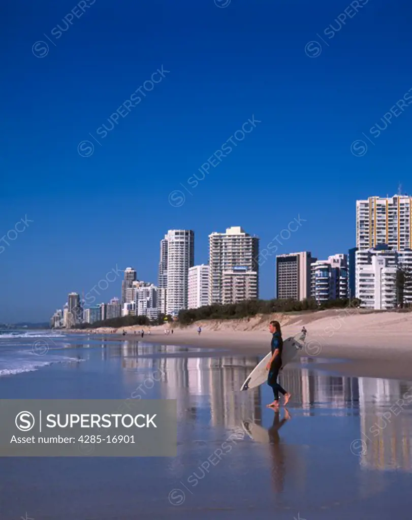 Surfers Paradise Beach, Gold Coast, Queensland, Australia