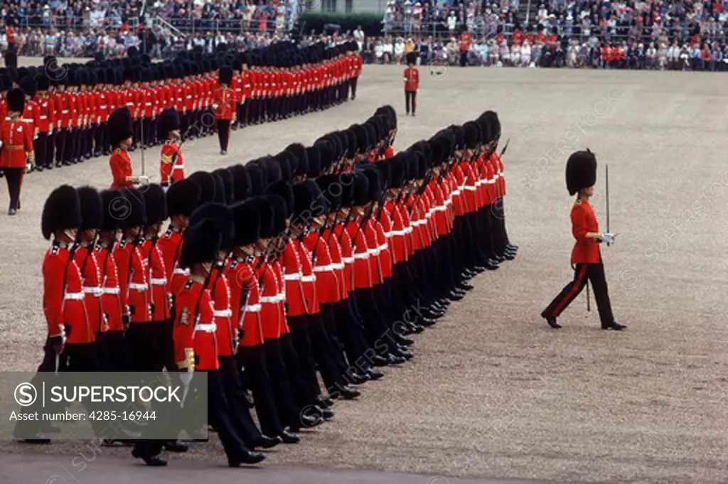 Trooping the Colors at Queens Birthday Celebration, London, United Kingdom ( Great Britain )