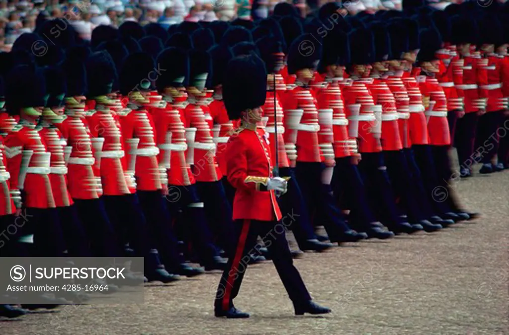 Trooping the Colors at the Queens Birthday Celebration, London, United Kingdom ( Great Britain )