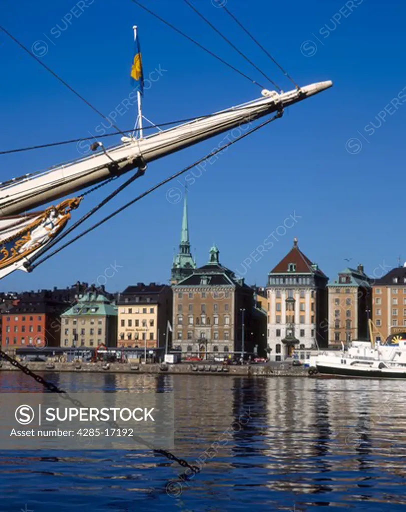 Af Chapman Ship in Old Town ( Gamla Stan ), Stockholm, Sweden, Scandinavia