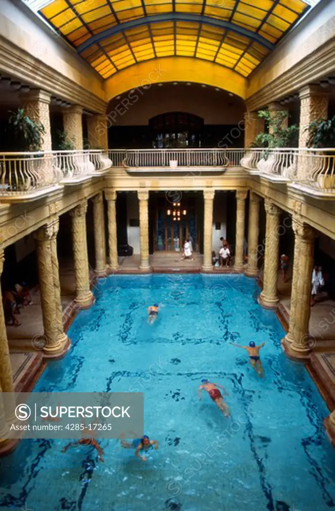 Pool at Gellert Spa Resort Hotel, Budapest, Hungary