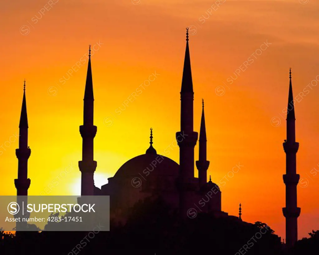 Sultan Ahmet Camii Mosque (Blue Mosque) in Istanbul, Turkey