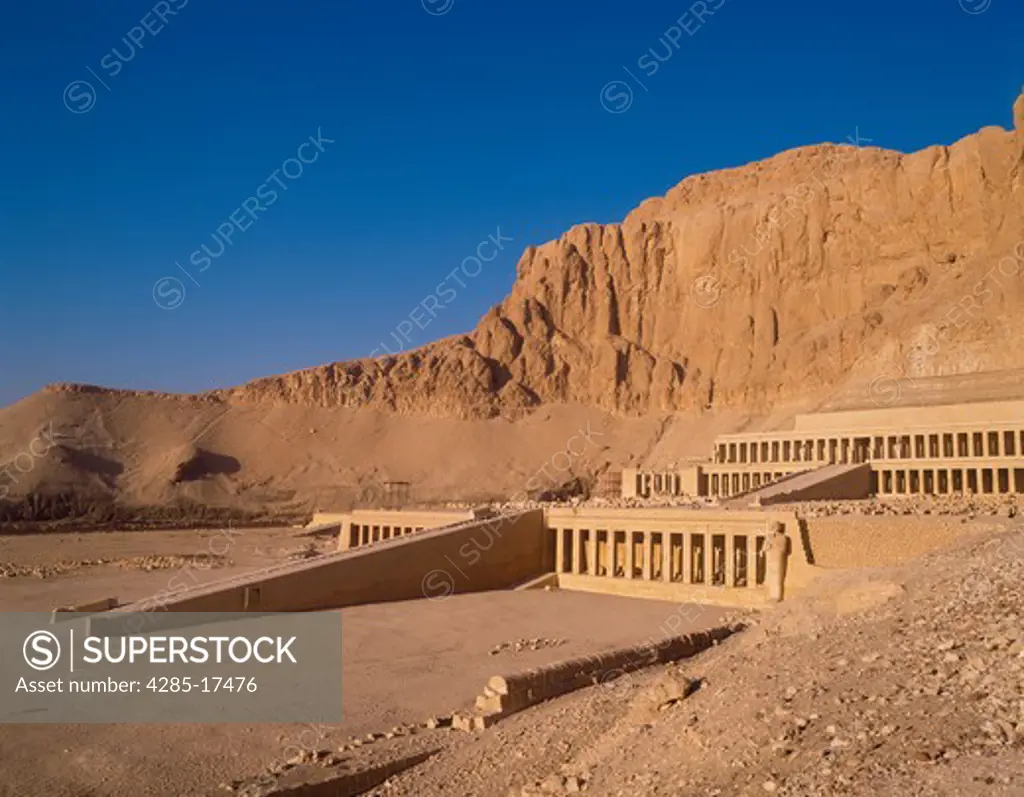 Temple of Hatshepsut at Dier - el - Bahari on the West Bank, Luxor, Egypt