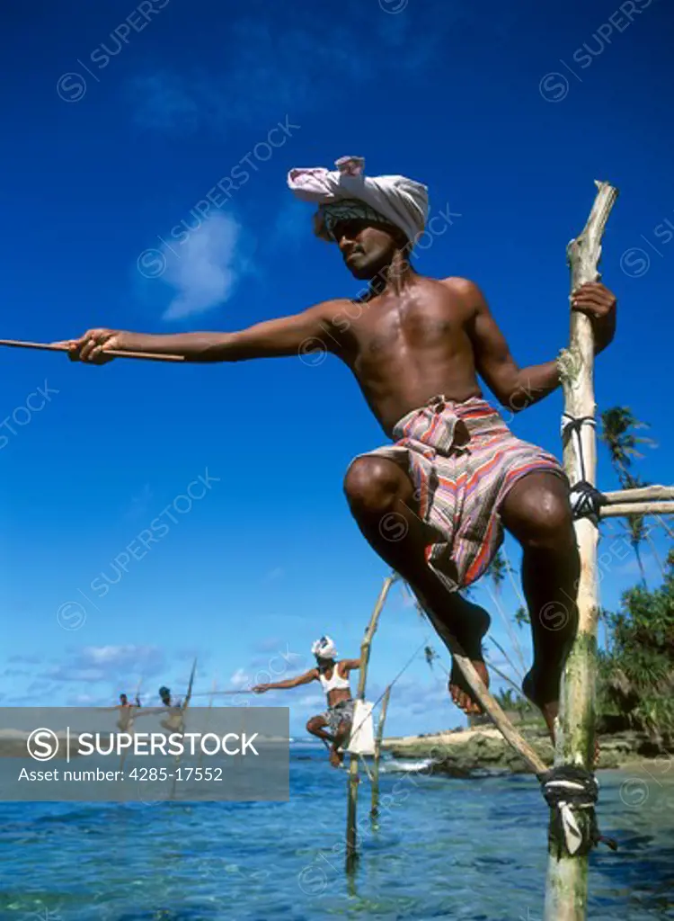 Weligama, Stilt Fishermen