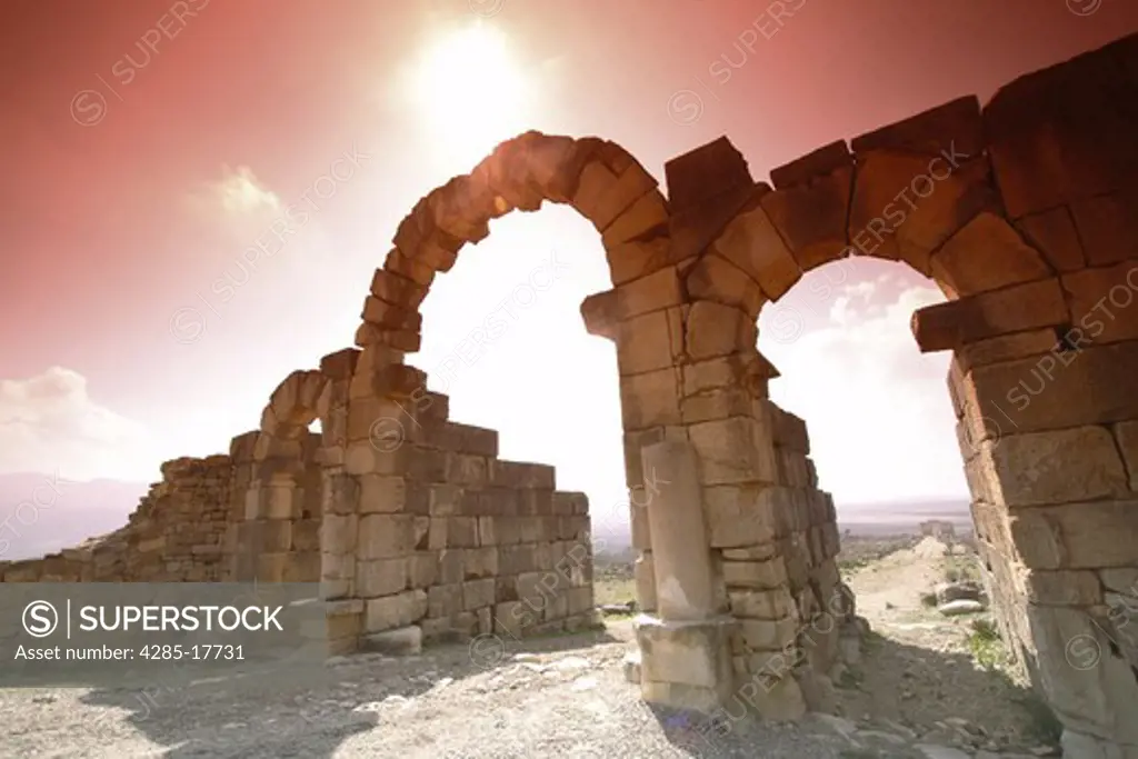 Africa, North Africa, Morocco, Roman Ruins of Volubilis