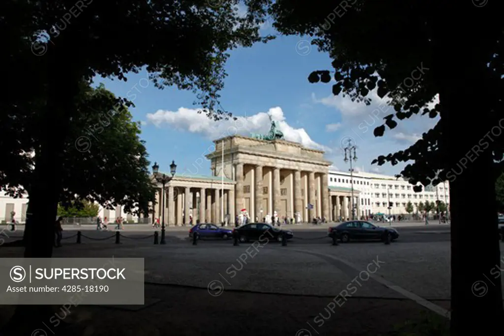 Germany, Berlin, Brandenburg Gate, Brandenburger Tor, Tiergarten