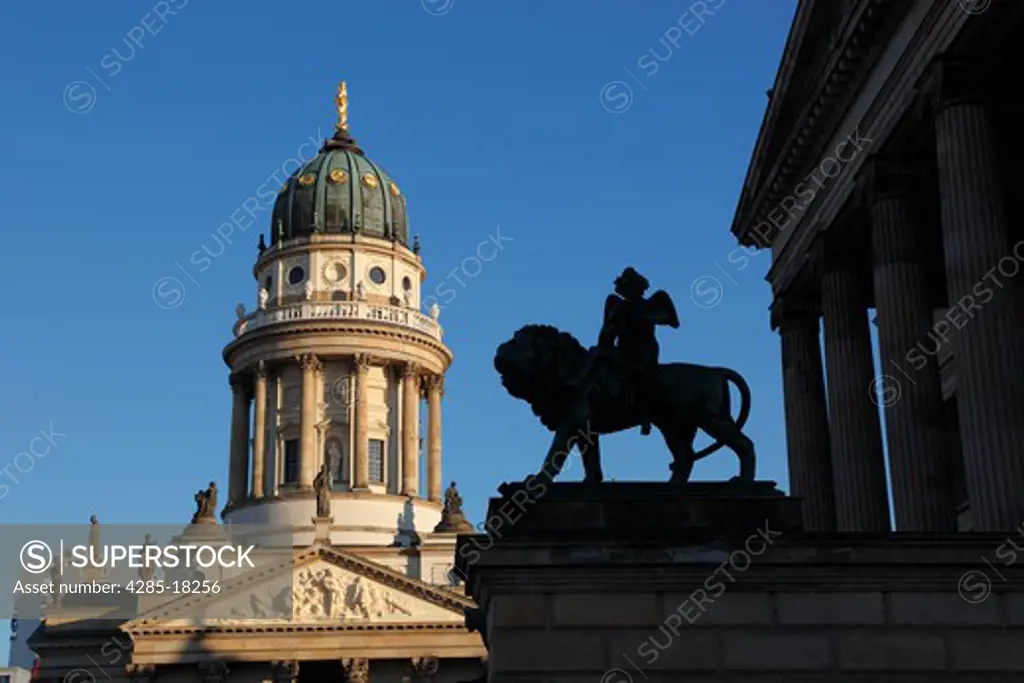 Germany, Berlin, Gendarmenmarkt, Deutscher Dom, German Cathedral