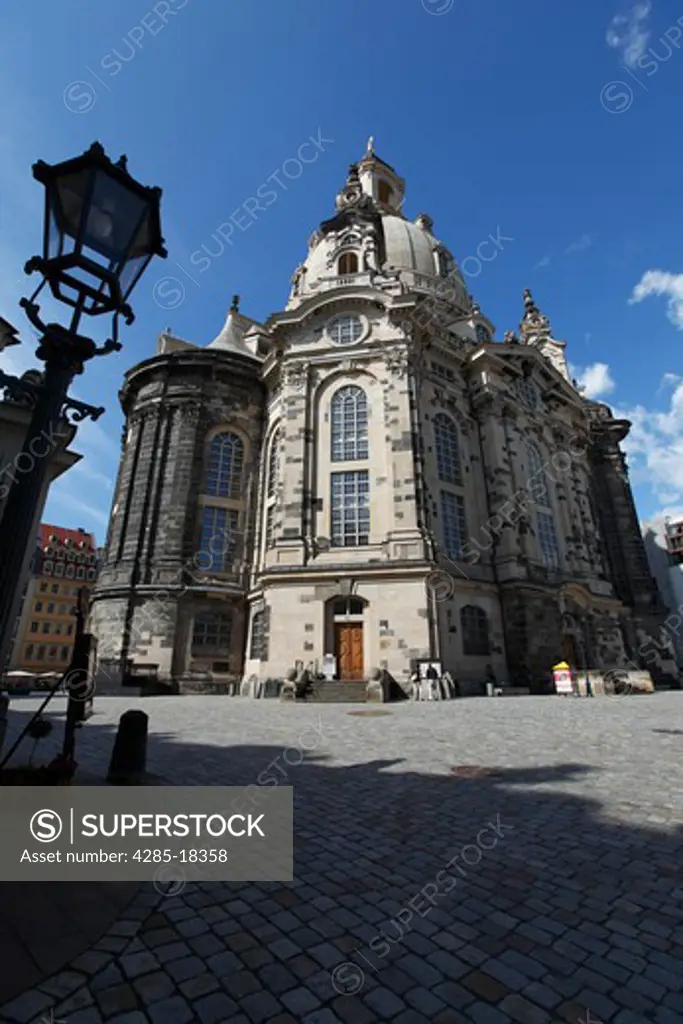 Germany, Saxony, Dresden, Old Town, Frauenkirche, Church of our Lady
