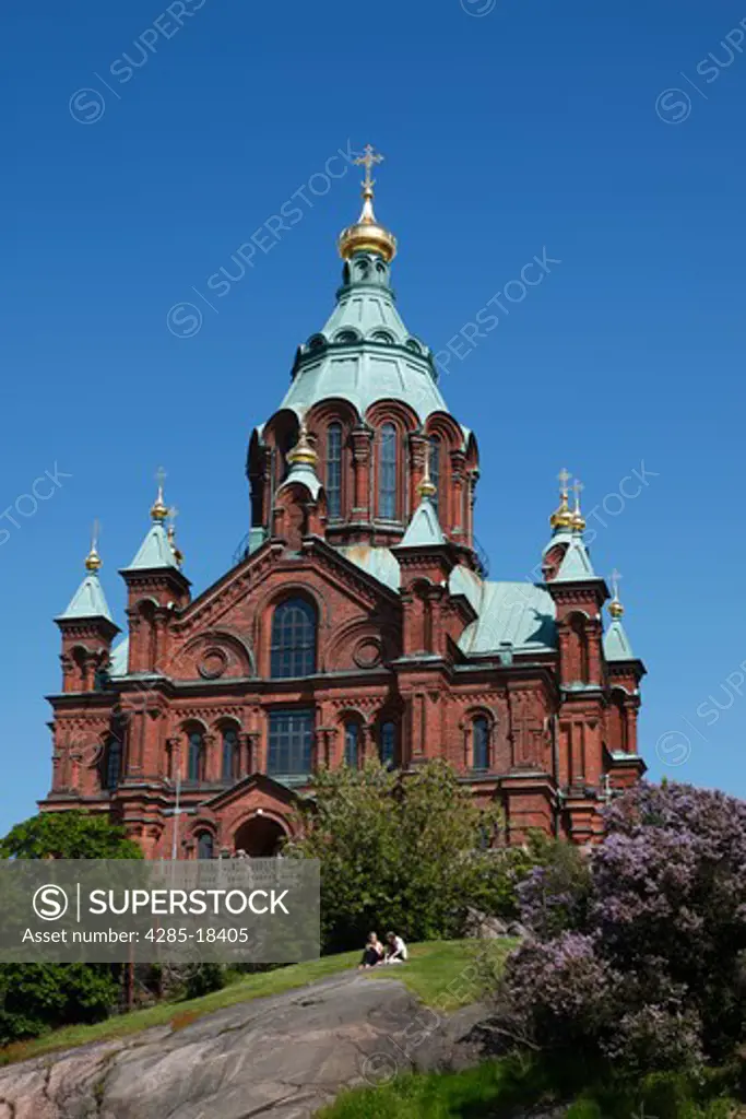 Finland, Helsinki, Helsingfors, Uspenski Cathedral