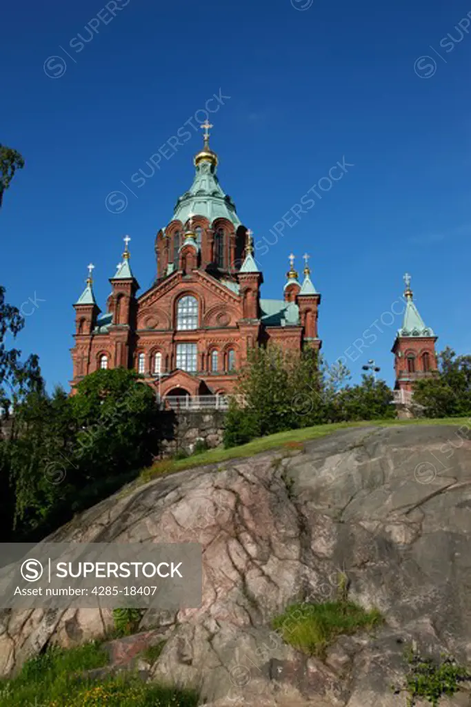 Finland, Helsinki, Helsingfors, Uspenski Cathedral
