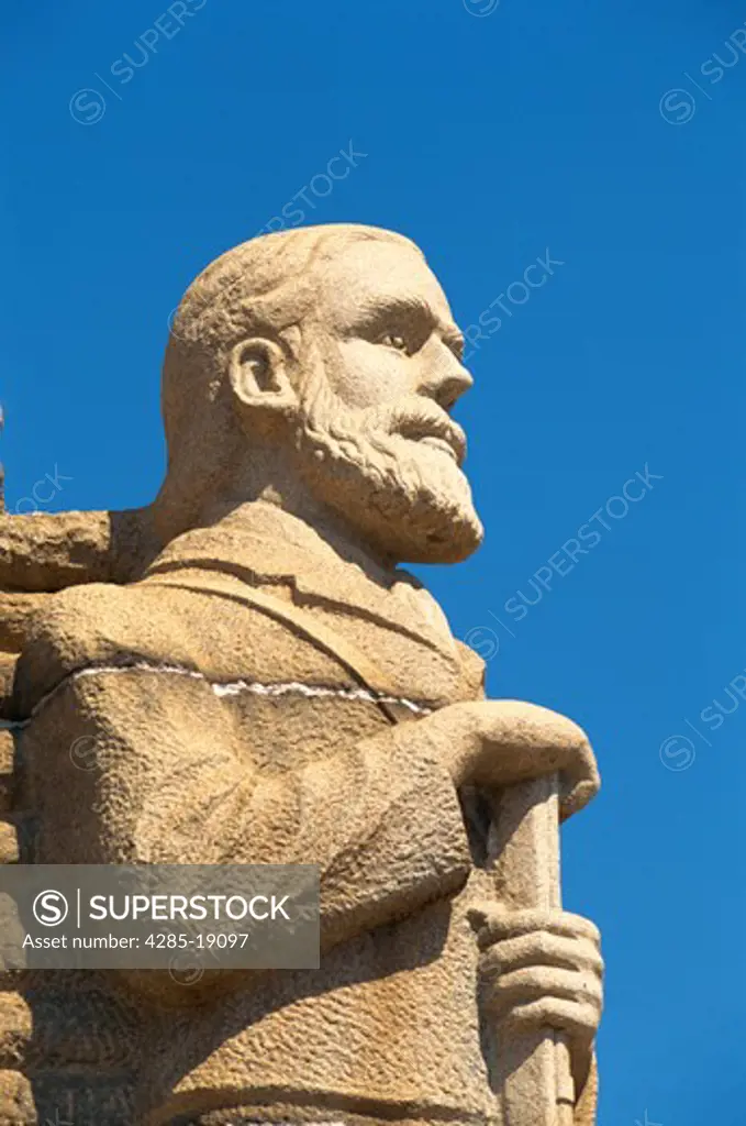 South Africa, Pretoria, Voortrekker Monument, Boer Statue