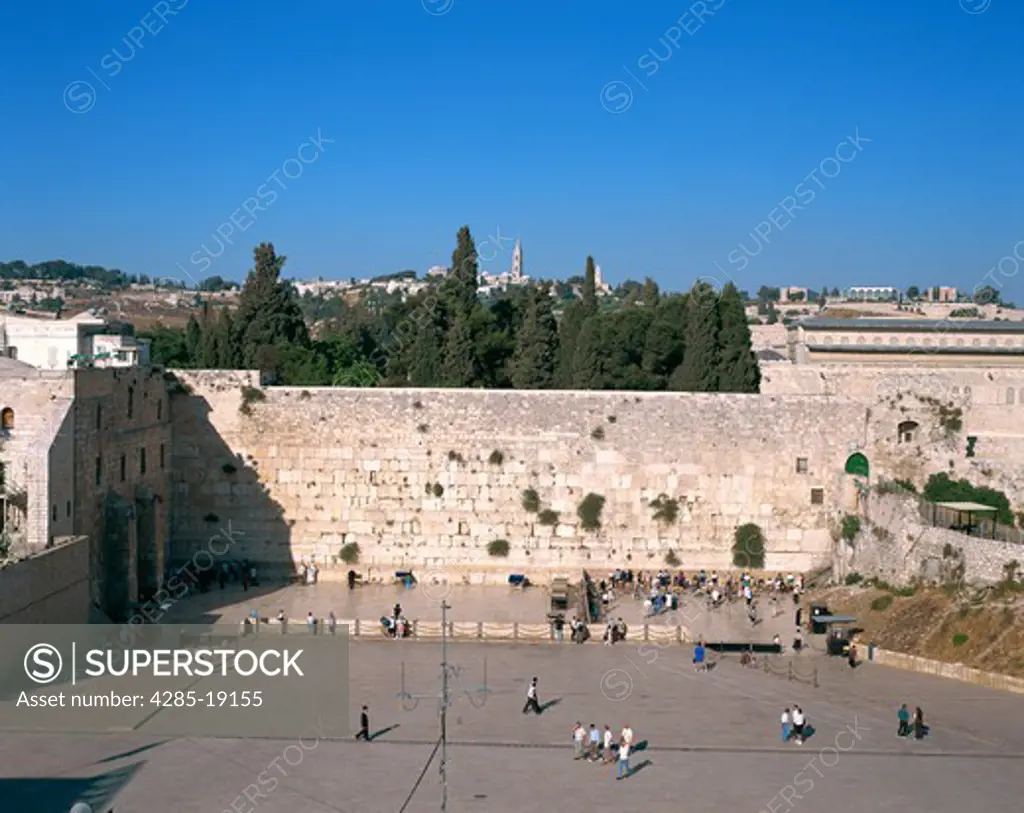 Israel, Jerusalem, Old City, Western Wailing Wall