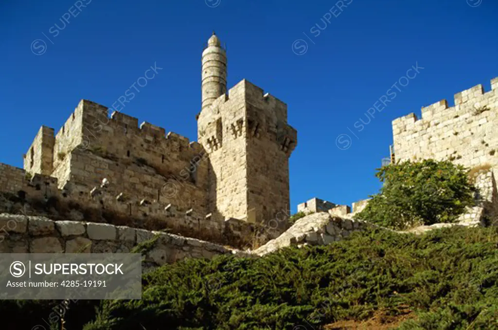 Israel, Jerusalem, Old City Wall, David's Tower, The Citadel