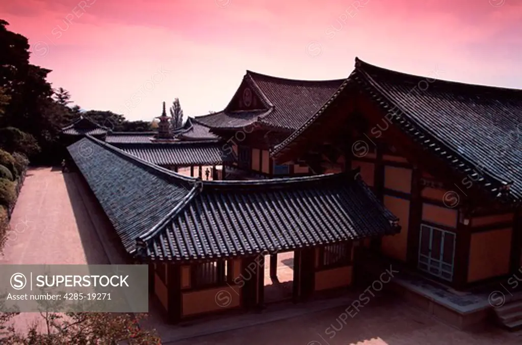 Korea, Kyongju, Pulguksa Temple