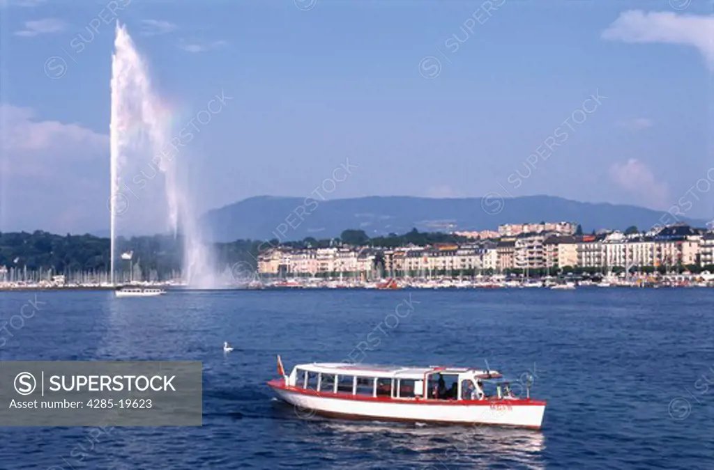 Switzerland, Geneva, Lake of Geneva