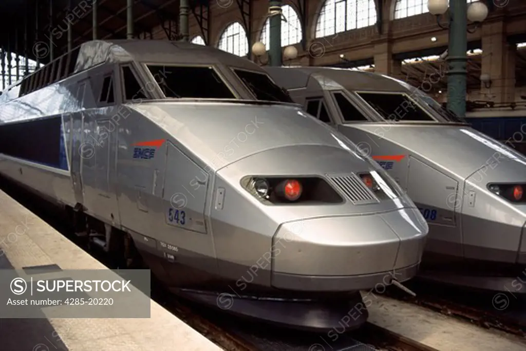 France, Paris, Gare du Lyon, SNCF Fast Train