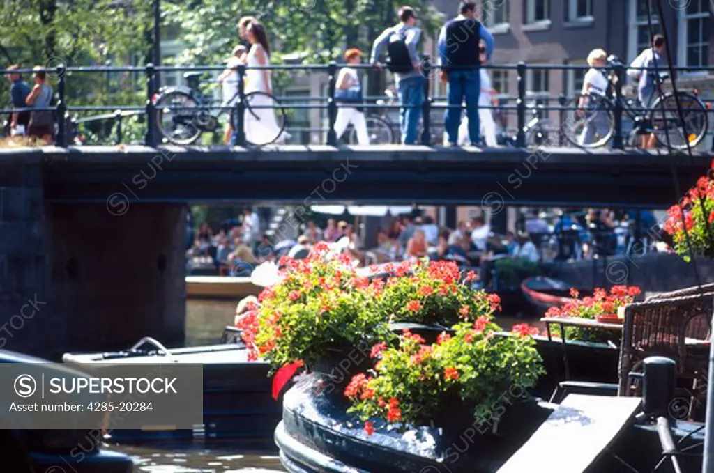 Holland, Amsterdam, Prinsengracht Canal