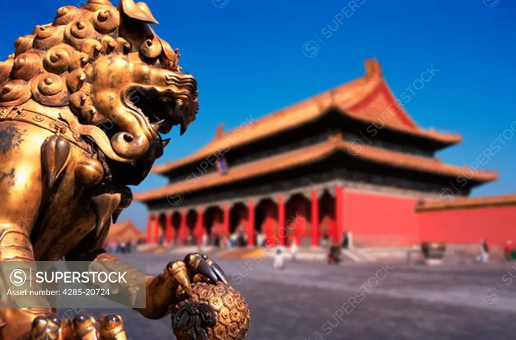 Beijing, Forbidden City, Golden Lion