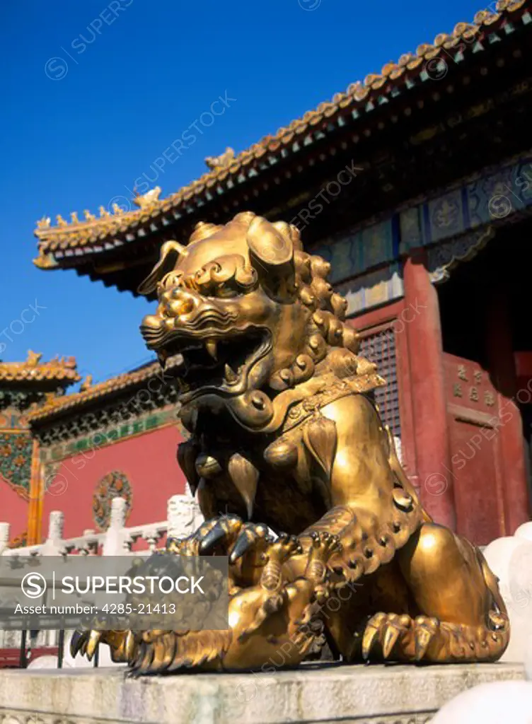 Beijing, Forbidden City, Golden Lion