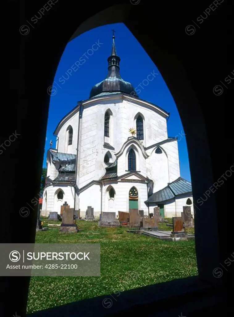Church of St, John of Nepomuk, Zelena Hora, Green Mountain, Zdar, Czech Republic
