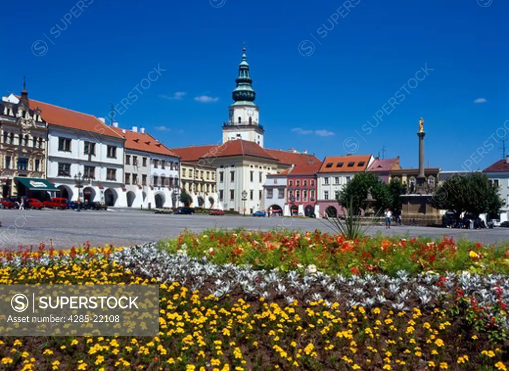 Old Town Square, Chateau, Kromeriz, Czech Republic