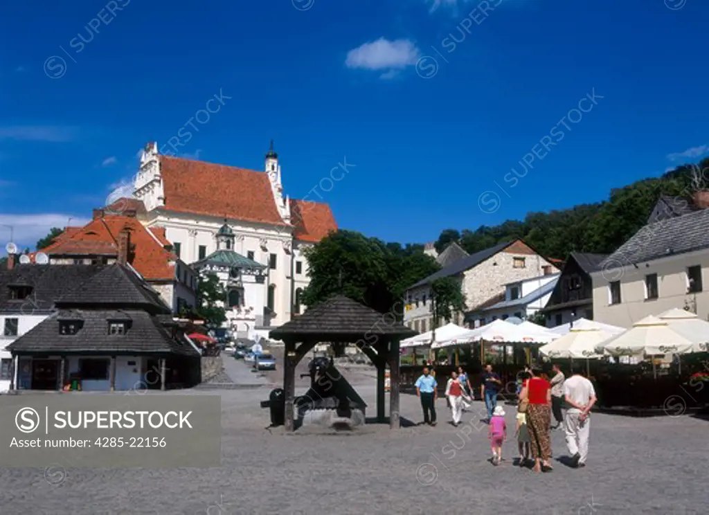 Parish Church, Old Town, Market Square, Kazimierz Dolny, Poland